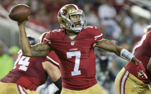 The 49ers can gain a significant amount of cap space by releasing Kaepernick. (USATSI)