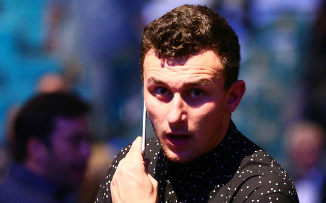 Johnny Manziel, perhaps calling to inquire about a job in Spokane. (USATSI)