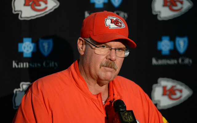 Andy Reid and the Chiefs just got hammered by the NFL. (USATSI)