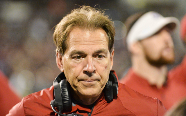 Nick Saban will reportedly lose a top assistant. (USATSI)