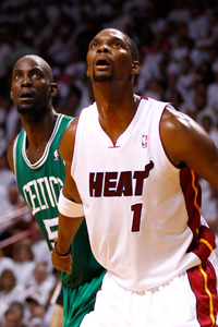 Heat's Chris Bosh game-time decision for Game 5 tonight against