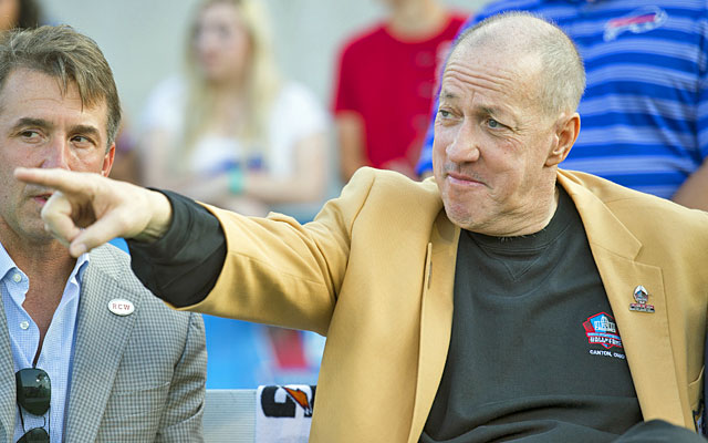 Hall of Fame quarterback Jim Kelly was diagnosed with upper jaw cancer last June. (Getty)