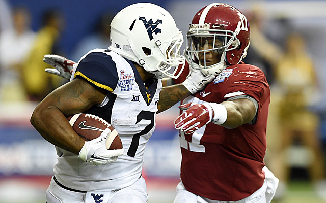Rushel Shell and the Mountaineers were in position to pull off the upset vs. No. 2 Alabama.  (USATSI)
