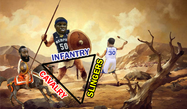 Infantry vs. Cavalry vs. Slingers in today's NBA. (Eye on Basketball)