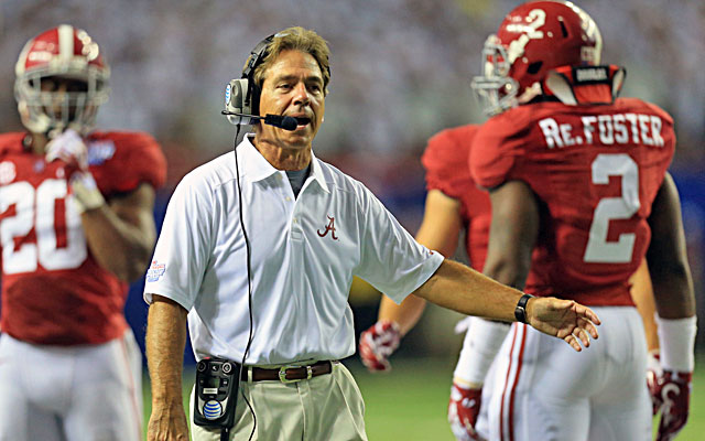 If the A&M game is a revenge game. Nick Saban and his players aren't saying so. (USATSI)