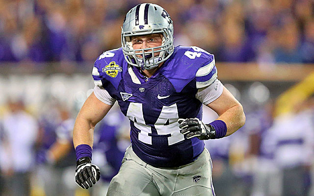 Ryan Mueller, a former walk-on, is the Big 12's reigning defensive lineman of the year.  (Getty)