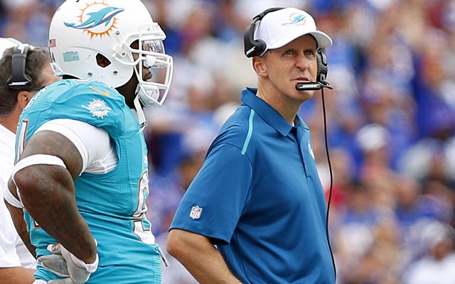 A rift between Dolphins coach Joe Philbin and a team executive could mean changes in Miami. (USATSI)