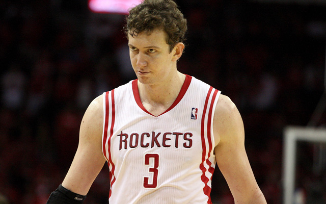 Omer Asik returned to practice Wednesday. (USATSI)