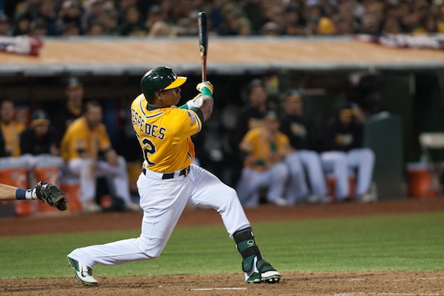 How many homers does Yoenis Cespedes have in him for 2014? (USATSI)