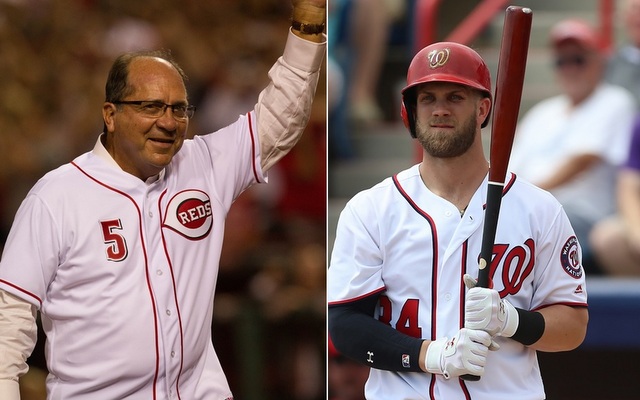 Johnny Bench 'totally with' Bryce Harper on bringing more