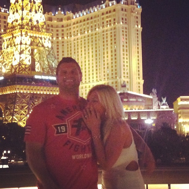 Cowboys center Phil Costa is engaged to Brooke Hogan