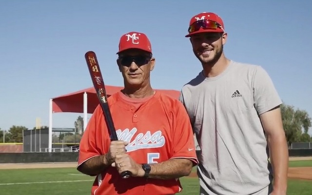 Kris Bryant is Mesa Community College's newest baseball player.