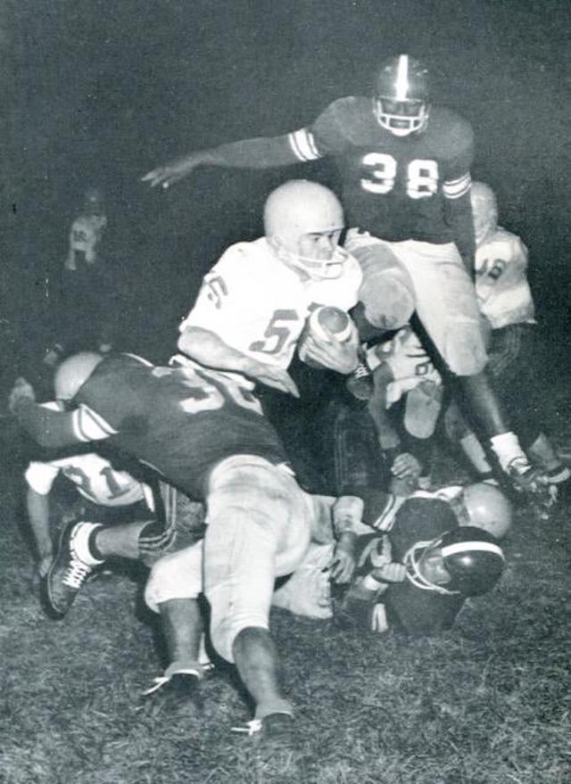 LOOK Pete Rose, high school football player