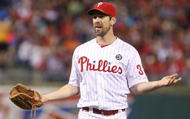 Pitcher Cliff Lee of the Philadelphia Phillies is introduced to the News  Photo - Getty Images