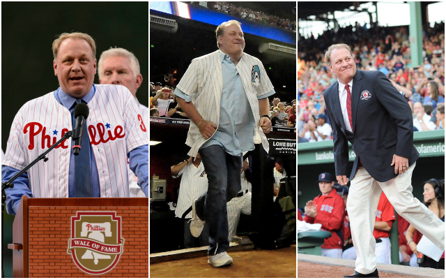 Thanks to big trades, Curt Schilling is a baseball hero in three cities. (USATSI)