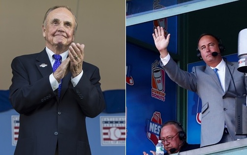 Don Orsillo (r.) will replace the retiring Dick Enberg.