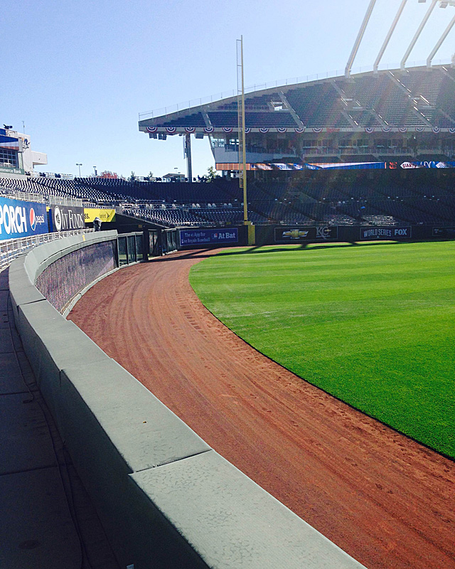 World Series View of the Game: Center field in Kauffman Stadium