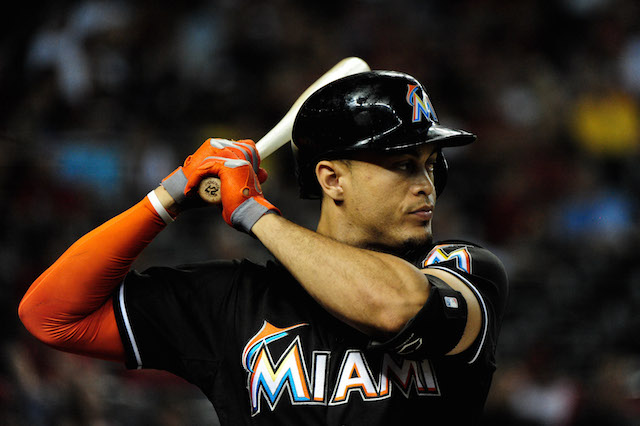 Bookmakers are expecting big things from Giancarlo Stanton in the Home Run Derby. (USATSI)