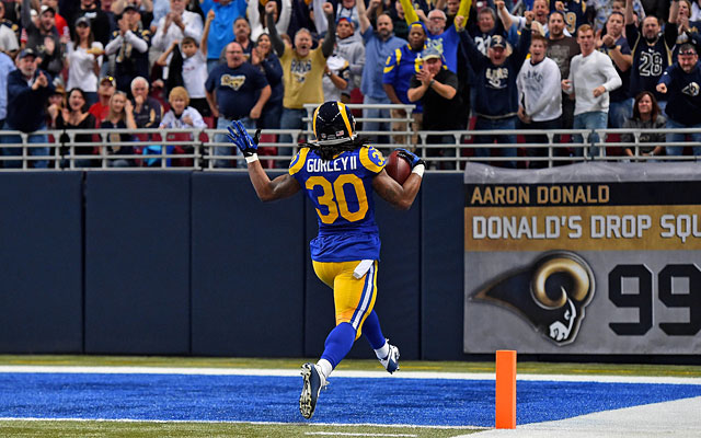 Todd Gurley rushed for 1,106 yards during his rookie season. (USATSI)