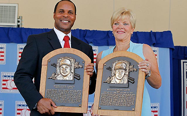 Barry Larkin, Ron Santo inducted into Hall of Fame