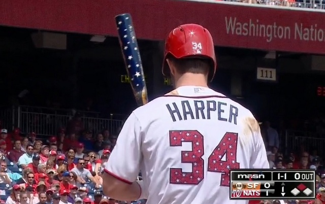 Bryce harper stars and stripes jersey best sale