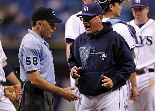 Arguing with umpires the Joe Maddon way - CBSSports.com