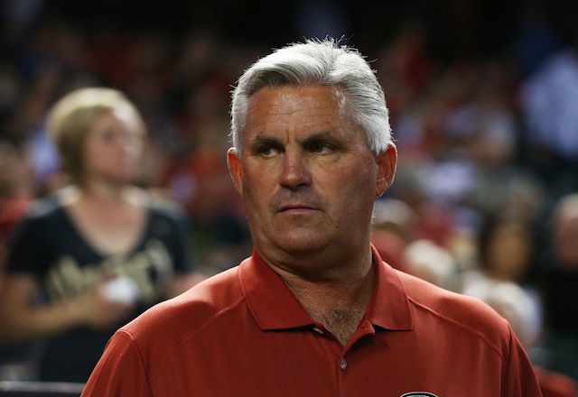 Diamondbacks GM Kevin Towers has had a busy winter, and he may not be done. (USATSI)