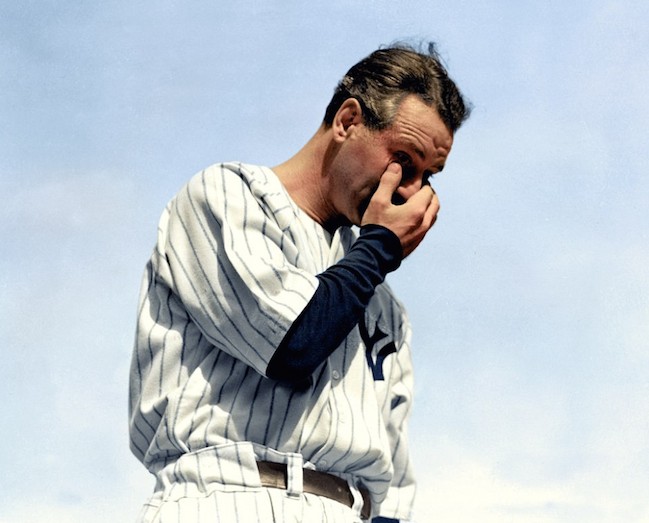  Lou Gehrig Color Photo : לבית ולמטבח