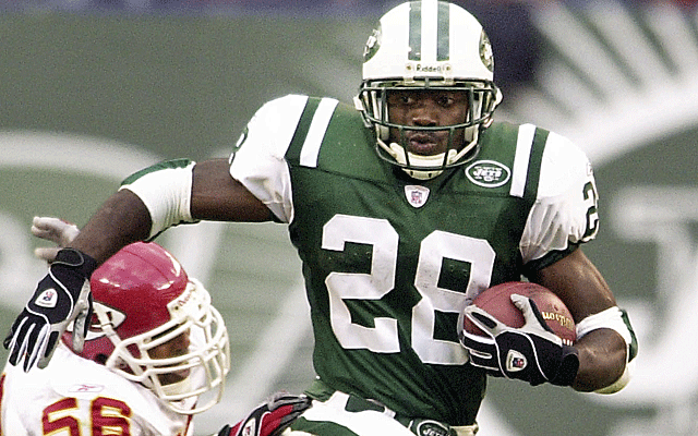 Curtis Martin New York Jets Canvas Print