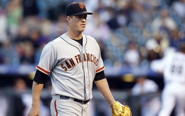 Giants place Matt Cain on DL