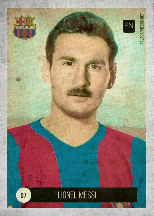 LOOK: Messi, Ronaldo and others stars appear on faux retro soccer cards -  