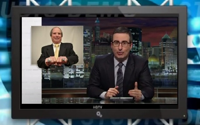 HBO's John Oliver is giving away six premium Yankee tickets for 25 cents each.