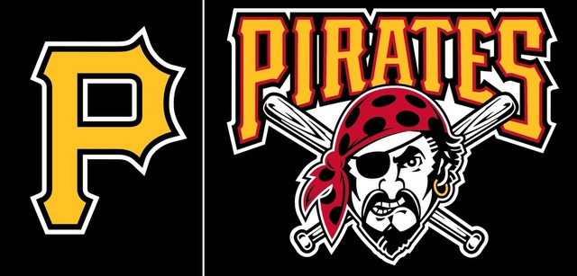 Pirates adopt gold 'P' as primary logo, replacing Jolly Roger