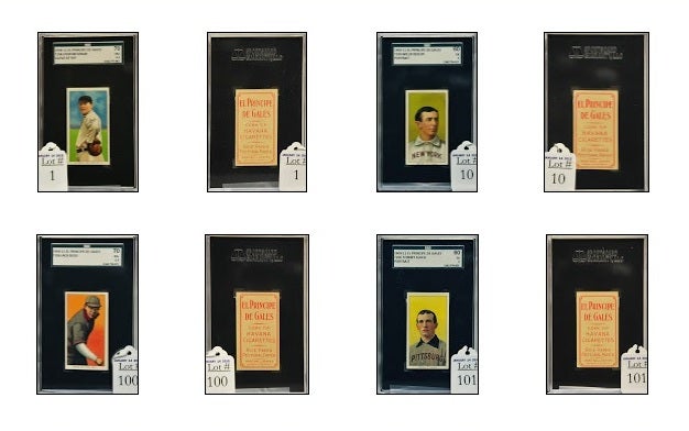 Several rare baseball cards from 1909-11 were sold this week.