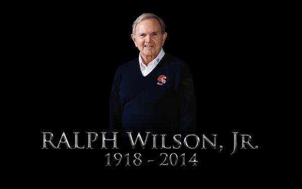 Ralph Wilson, owner of the Bills, has passed away. 