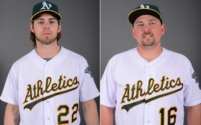 Billy Butler bought No. 16 from Josh Reddick at a discount.