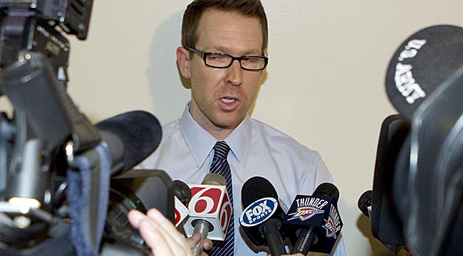 GM Sam Presti and the Thunder opted not to make big moves this offseason. (USATSI)
