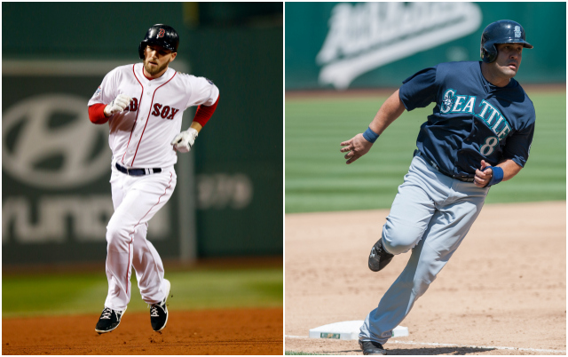 Are Stephen Drew (left) and Kendrys Morales (right) willing to play the waiting game? (USATSI)