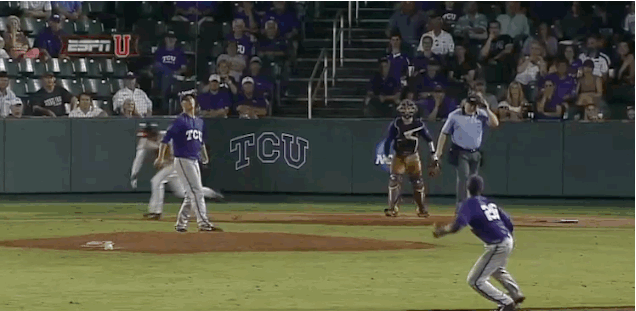 Texas Baseball on X: BALLGAME AND THE CG SHUTTY! @peterhansen33 dominates  TCU over nine innings and Texas takes game one, 2-0! #HookEm   / X