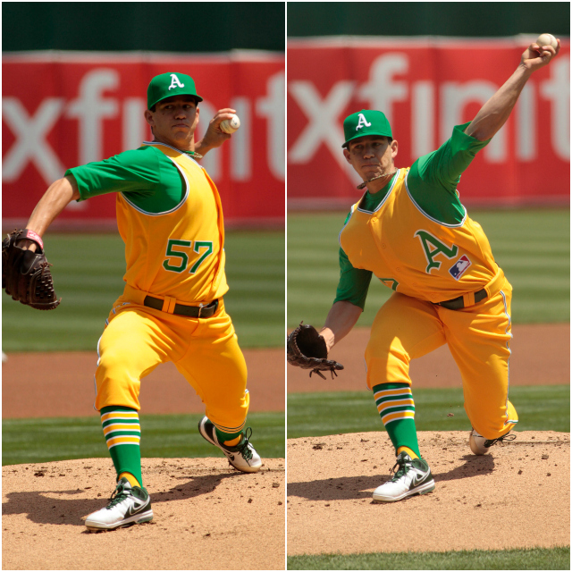 Oakland's Saturday throwback unis are tremendous 