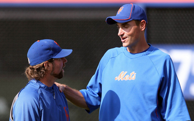 Ex-teammates R.A. Dickey and Chris Young are both happy for former teammate Daniel Murphy.