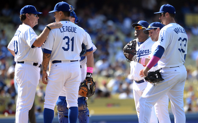 Brandon League's struggles make finding bullpen help a top priority for the Dodgers.