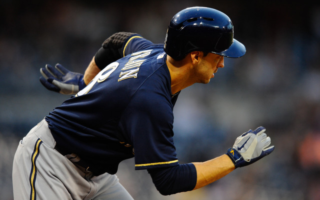 Ryan Braun won't be wearing Nike batting gloves when he returns in 2014.