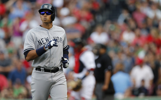 Alex Rodriguez was at the center of a benches-clearing incident on Sunday.