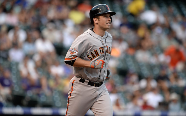 A finger injury has sidelined Buster Posey for a few days this week.