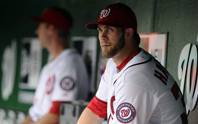 If his knee doesn't improve, Bryce Harper could go under the knife this winter.