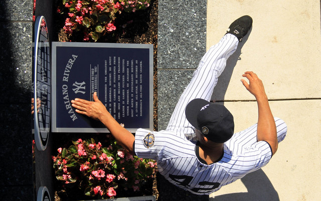 Mariano Rivera now has his own monument in Monument Park.