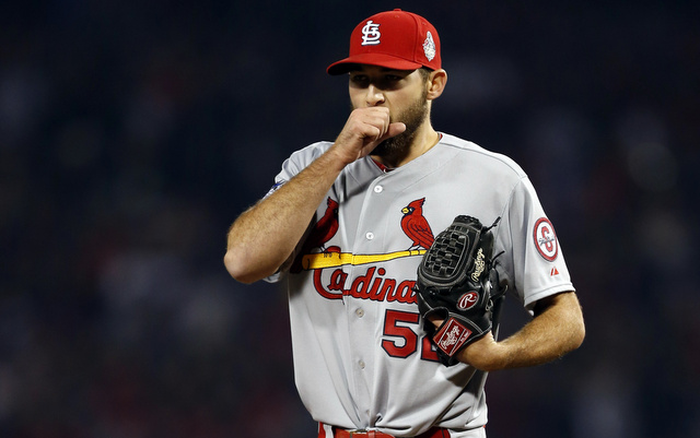 Michael Wacha was knocked around in Game 6.