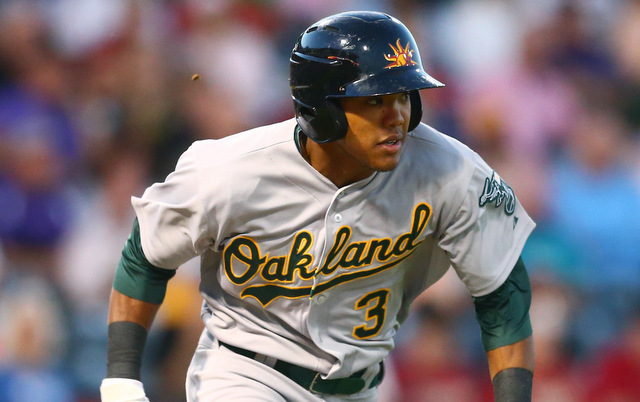 Addison Russell during 2013 Arizona Fall League play.