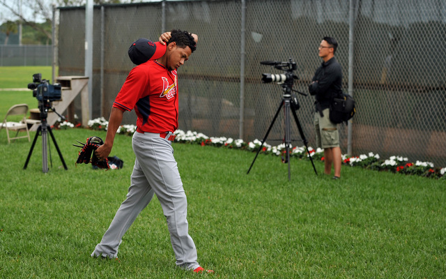 Carlos Martinez will spend the spring working as a starting pitcher.